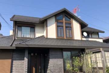 福岡県小郡市希みが丘で外壁塗装工事・小屋屋根塗装工事・バルコニー防水工事を行いました。