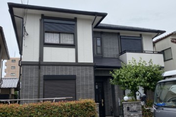 福岡県春日市下白水北で外壁塗装工事・屋根塗装工事・シーリング工事を行いました。