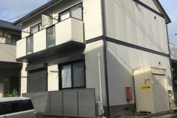 福岡県久留米市でアパート外壁塗装工事・屋根塗装工事・シーリング工事を行いました。