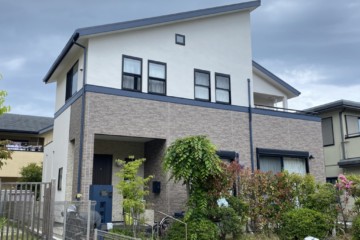 福岡県福岡市西区で外壁塗装工事・屋根塗装工事・ベランダ防水工事を行いました。