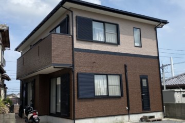 福岡県春日市平田台で外壁塗装工事・屋根塗装工事を行いました。