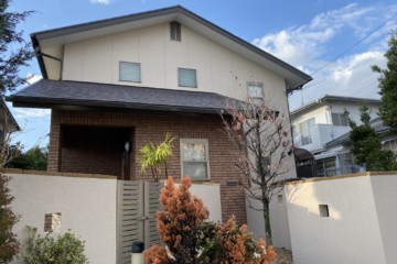 福岡県春日市平田台で外壁塗装工事・屋根塗装工事を行いました。