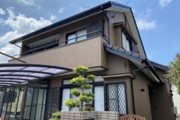福岡県春日市若葉台東で外壁塗装工事・屋根塗装工事を行いました。