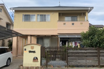 福岡県那珂川市片縄で外壁塗装工事を行いました。