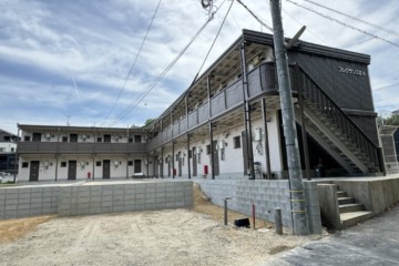 福岡県太宰府市でコーポ塗装工事・屋上防水工事を行いました。