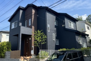 福岡県春日市星見ヶ丘で外壁塗装工事・屋根塗装工事を行いました。