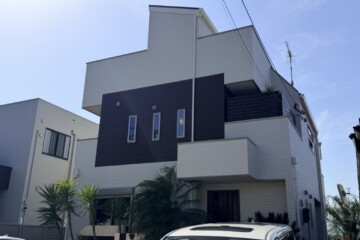 福岡県福岡市西区で外壁塗装工事を行いました。