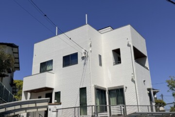 福岡県春日市で外壁塗装工事を行いました。