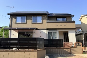 福岡県小郡市で外壁塗装工事・屋根塗装工事を行いました。