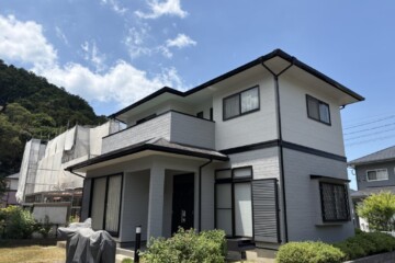 福岡県糸島市で外壁塗装工事を行いました。