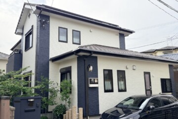 福岡県太宰府市で外壁塗装工事を行いました。