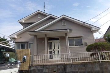 福岡県三養基町で空き家の外壁塗装工事・屋根塗装工事を行いました。