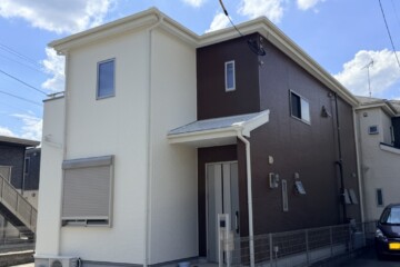 福岡県朝倉郡筑前町で外壁塗装工事・屋根塗装工事・ベランダ防水工事を行いました。