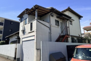 福岡県春日市でクラック補修工事を行っています。